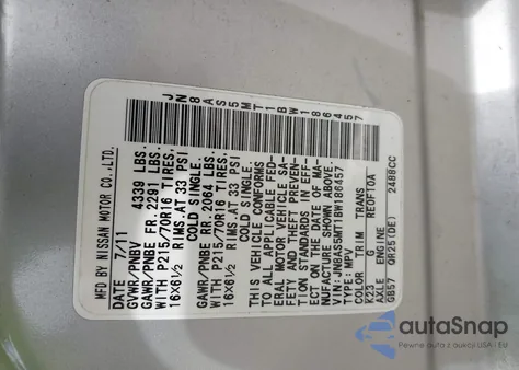 2011 Nissan Rogue S from USA, damaged, VIN JN8AS5MT1BW186457